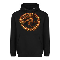 Black Corn Snake Illustrations Heavyweight Hoodie - LillyAllenDesigns