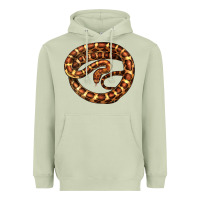 Matcha Corn Snake Illustrations Heavyweight Hoodie - LillyAllenDesigns
