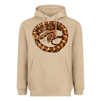 Mushroom Corn Snake Illustrations Heavyweight Hoodie - LillyAllenDesigns