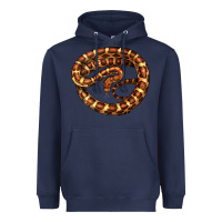 Navy Corn Snake Illustrations Heavyweight Hoodie - LillyAllenDesigns