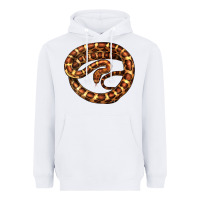 White Corn Snake Illustrations Heavyweight Hoodie - LillyAllenDesigns