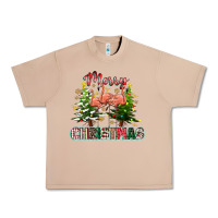 Burro Merry Christmas flamingo Urban Heavy Tee - texasbilliewilder