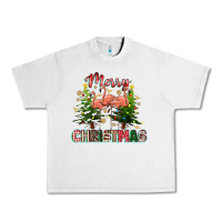 Lunar Rock Merry Christmas flamingo Urban Heavy Tee - texasbilliewilder