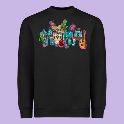 Mexican Mama Mother's Day Heavyweight Sweatshirt Designed By Fadigitalartstudio