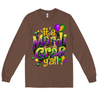 Chestnut its mardi gras yall Long Sleeve Tee - CowGirlArtShop