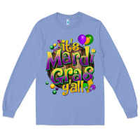 Colony Blue its mardi gras yall Long Sleeve Tee - CowGirlArtShop