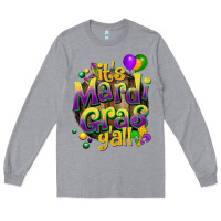 Heather Grey its mardi gras yall Long Sleeve Tee - CowGirlArtShop