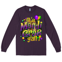 Plum its mardi gras yall Long Sleeve Tee - CowGirlArtShop