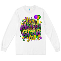 White its mardi gras yall Long Sleeve Tee - CowGirlArtShop
