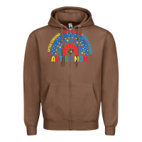 Chestnut often stressed a bit of a mess totally blessed aut Zipper Hoodie - CowhideDigitalArt