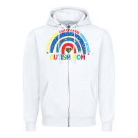 Often Stressed A Bit Of A Mess Totally Blessed Aut Zipper Hoodie | Teevron