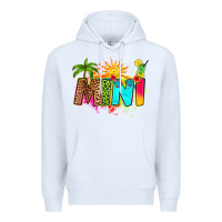 White summer mini Premium Hoodie - RanaPortraitStore