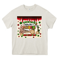 Cream torn between lookin like a snack and eatin one Heavy Core Tee - MaliasSmallBusiness