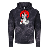 Cloud Black japanese geisha samurai fox mask red sun Vintage Hoodie - tuanDangUi