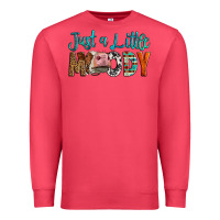 Cardinal Western Just A Little Moody Cow Premium Sweatshirt - LillyAllenDesigns