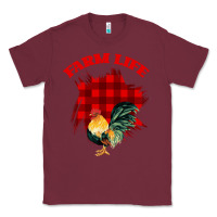 Burgundy Farm Life Classic Tee - Bettercallsaul