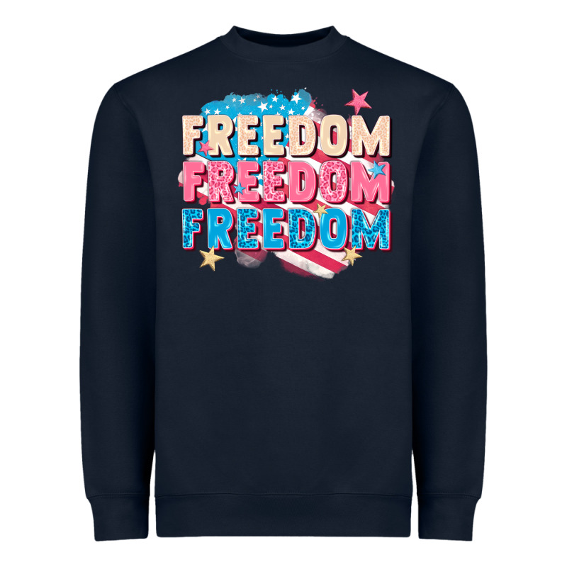 Freedom Freedom Freedom Heavyweight Sweatshirt by FaDigitalArtStudio | Teevron
