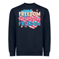 Navy Freedom freedom freedom Heavyweight Sweatshirt - FaDigitalArtStudio