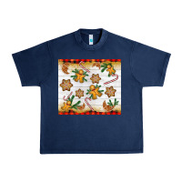Christmas Gingerbread Cookies And Candy Cane Urban Heavy Tee | Teevron