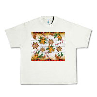 Pistachio Christmas gingerbread cookies and candy cane Urban Heavy Tee - NancyCooperArtShop