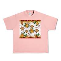 Salmon Christmas gingerbread cookies and candy cane Urban Heavy Tee - NancyCooperArtShop