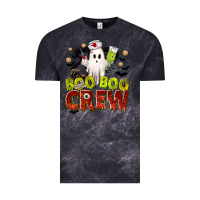 Cloud Black Boo Boo Crew Nurse Vintage Tee - texasbilliewilder