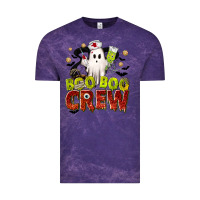 Cloud Purple Boo Boo Crew Nurse Vintage Tee - texasbilliewilder