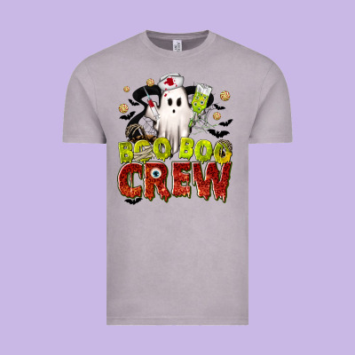 Boo Boo Crew Nurse Vintage Tee Designed By Texasbilliewilder
