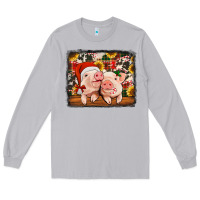 Moon Dust christmas pigs Long Sleeve Tee - Jasminsmagicworld