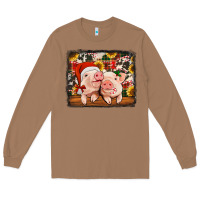 Toasted Coconut christmas pigs Long Sleeve Tee - Jasminsmagicworld