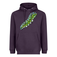 Plum Papilio Machaon Caterpillar Heavyweight Hoodie - LillyAllenDesigns