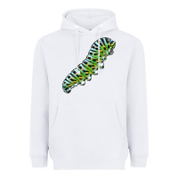 White Papilio Machaon Caterpillar Heavyweight Hoodie - LillyAllenDesigns