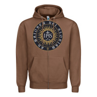 Chestnut ignatius of loyola society of jesus Zipper Hoodie - tuanDangUi