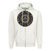 Oatmeal Heather ignatius of loyola society of jesus Zipper Hoodie - tuanDangUi