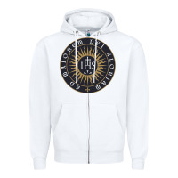 White ignatius of loyola society of jesus Zipper Hoodie - tuanDangUi