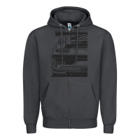 Smoke gt3 rs 991.2 fragment rear Zipper Hoodie - tuanDangUi