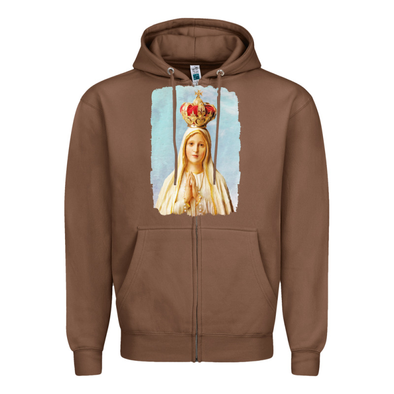 Our Lady Of Fatima Zipper Hoodie by tuanDangUi | Teevron