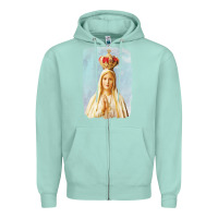 Seafoam our lady of fatima Zipper Hoodie - tuanDangUi