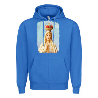 True Royal our lady of fatima Zipper Hoodie - tuanDangUi