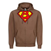 Chestnut super b Zipper Hoodie - tuanDangUi