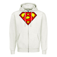 Oatmeal Heather super b Zipper Hoodie - tuanDangUi