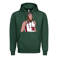 Sports Green bill walton blazers Zipper Hoodie - tuanDangUi
