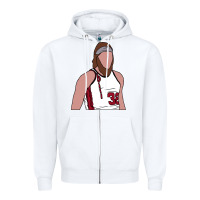 White bill walton blazers Zipper Hoodie - tuanDangUi