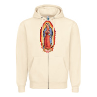 Sandshell our lady of guadalupe virgin mary Zipper Hoodie - tuanDangUi