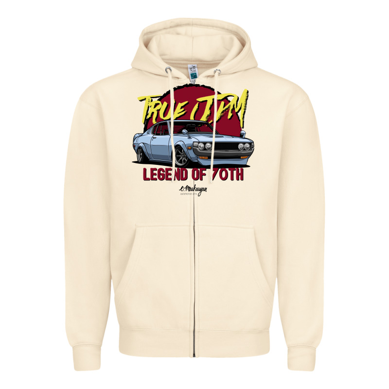 True Jdm. Celica 70 77 (blue Gray) Zipper Hoodie by tuanDangUi | Teevron