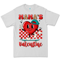 Dove Grey skater heart valentines day art Premium Tee - LillyAllenDesigns