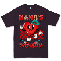 Plum skater heart valentines day art Premium Tee - LillyAllenDesigns