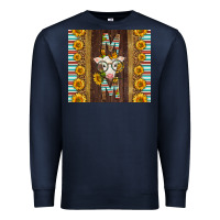 Navy Western Baby Calf Mom Premium Sweatshirt - LillyAllenDesigns
