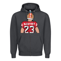 Smoke christian mccaffrey back to Zipper Hoodie - tuanDangUi