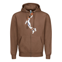 Chestnut russell westbrook dunk Zipper Hoodie - tuanDangUi